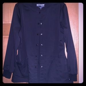 Barco by grey’s anatomy black scrub jacket